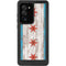 Chicago Flag Dark Wood Galaxy Note20 Ultra 5G Waterproof Case